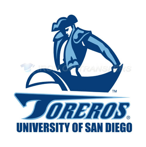 San Diego Toreros Logo T-shirts Iron On Transfers N6112 - Click Image to Close